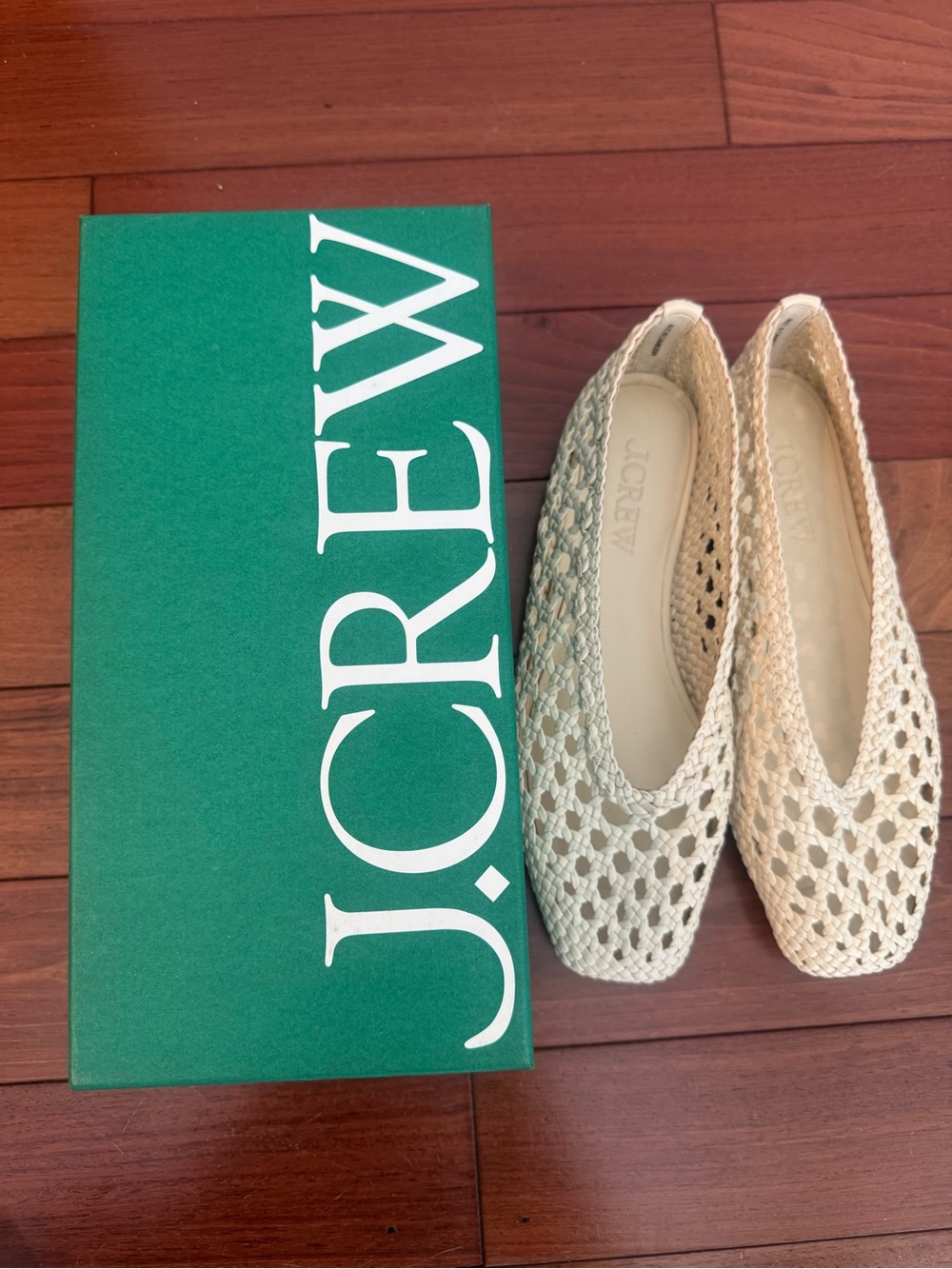 J.Crew Quinn Handwoven Ballet Flats in Leather - Picture 4 of 11
